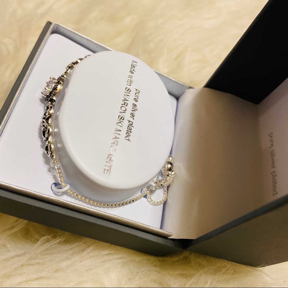 Sparkle Allure Swarovski Silver Bracelet - Picture 6 of 8